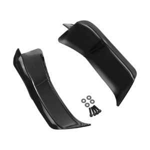 Upper fairing air deflectors black for Road Glide 15–23