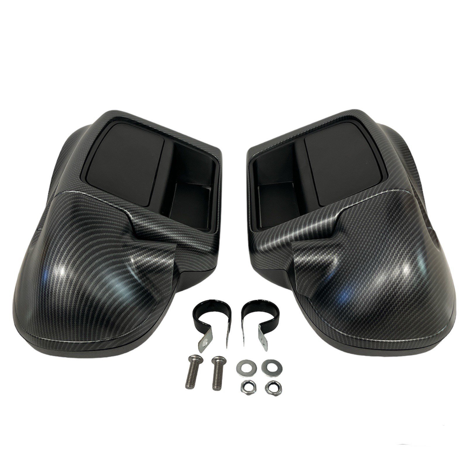 Lower vented leg fairing matte carbon fiber imitation Touring 14-23