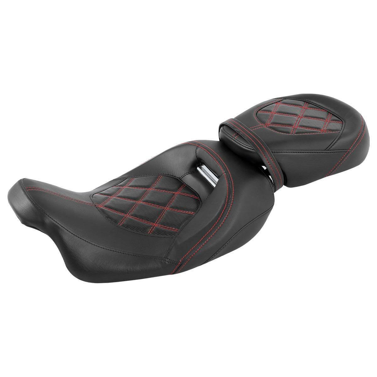 Seat black/red Touring 09-23 - obrazek 2