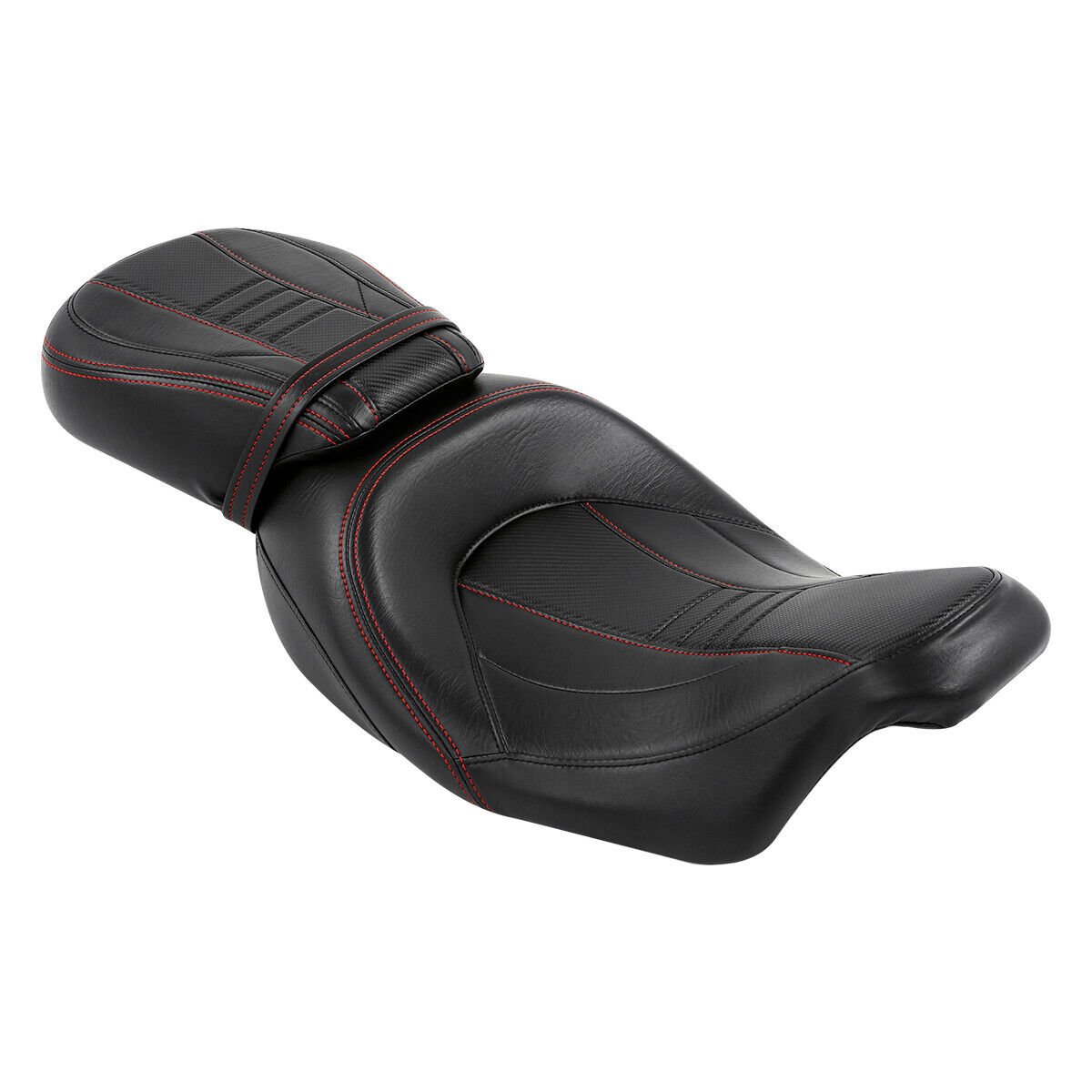 Seat black/red Touring 09-23