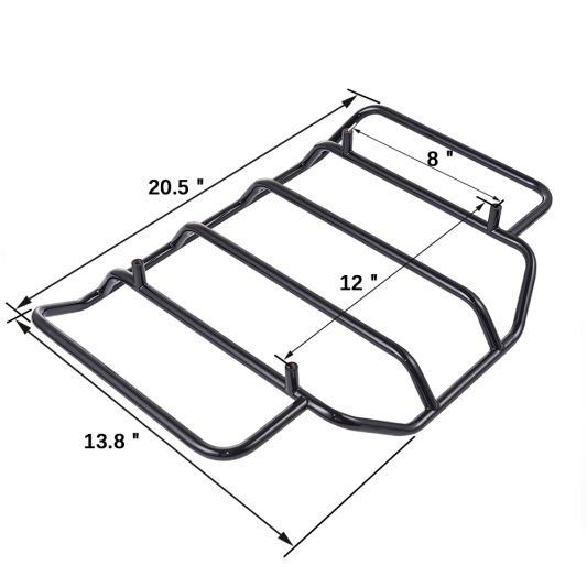 Tour Pack Luggage Rack black Touring 14-23 - obrazek 3