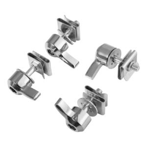 Saddlebag lock mounting screw kit chrome Touring 93+