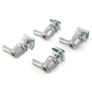 Saddlebag lock mounting screw kit silver Touring 93+