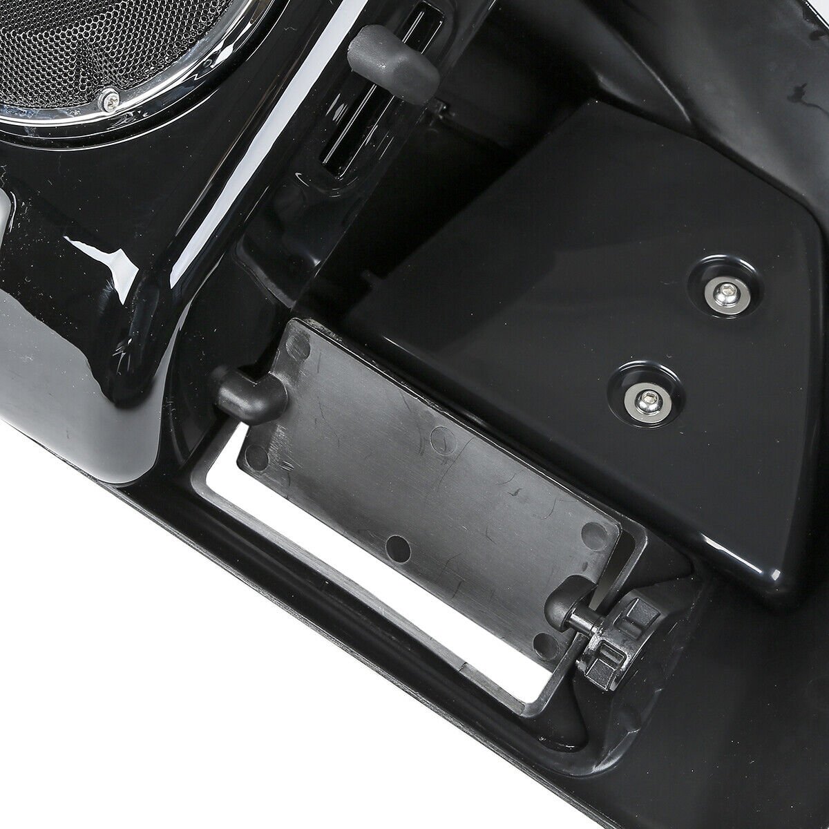 Black Glove Box Lower Vented Leg Fairings with speaker grills - obrazek 10