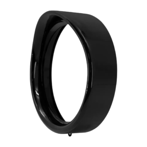 Headlight black trim ring 7" Softail