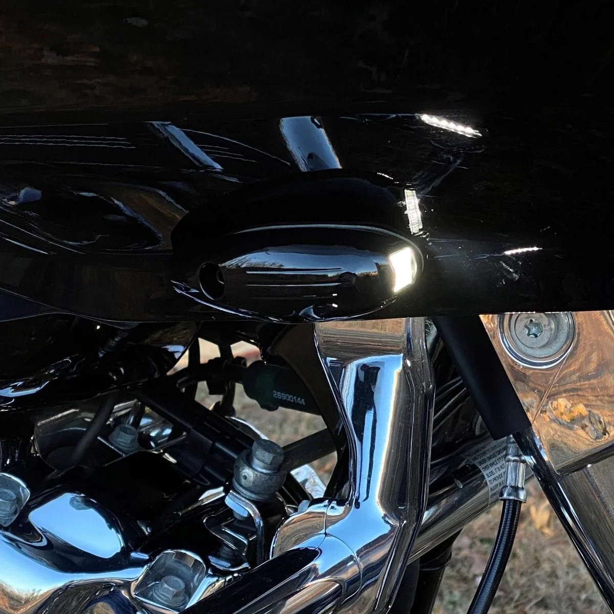 Front turn signals light bracket black Road Glide 15–23 - obrazek 12