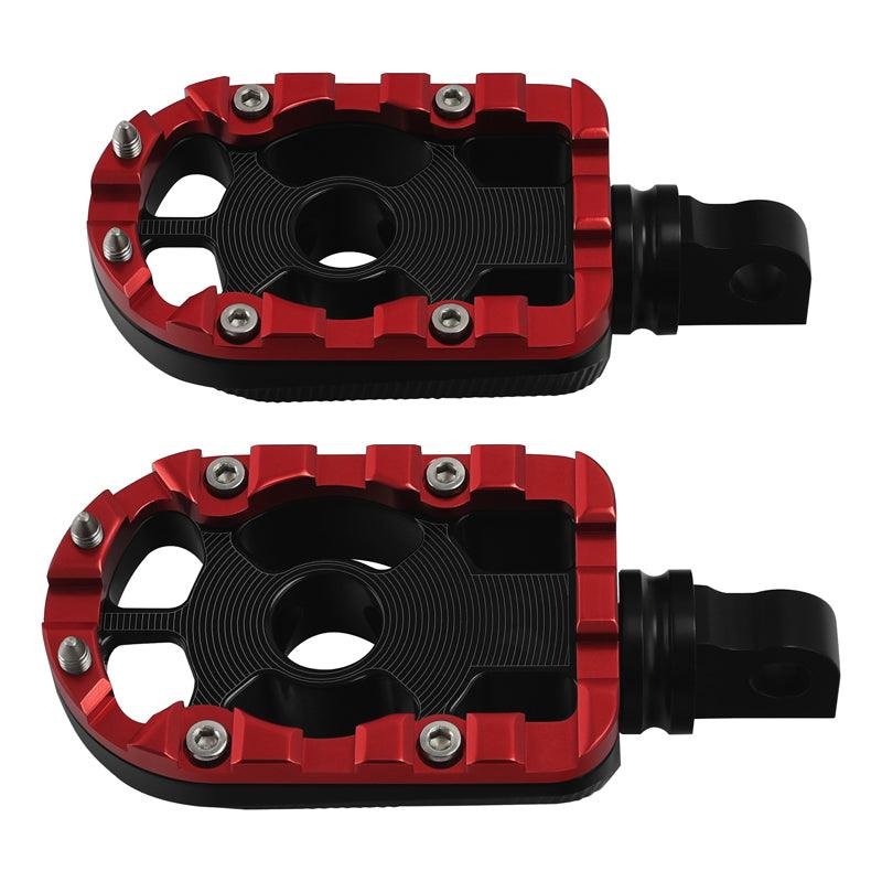 Rear footpegs black/red Touring 09-23 - obrazek 2