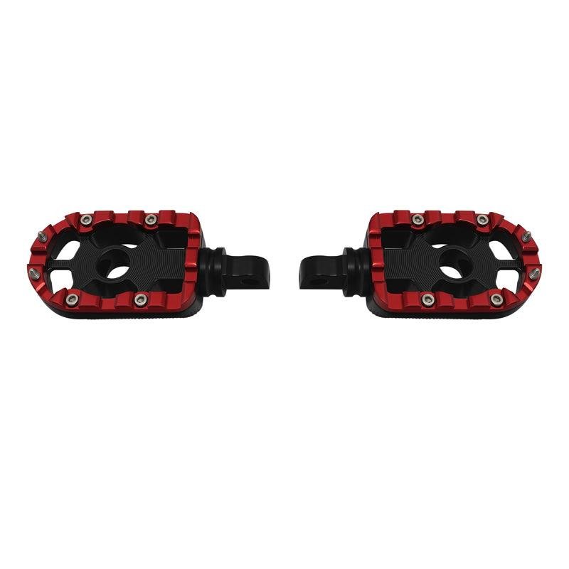 Rear footpegs black/red Touring 09-23 - obrazek 5