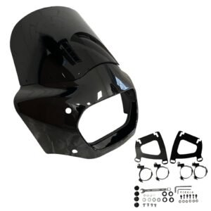 Headlight trim with 11" windshield Fat Bob 18+