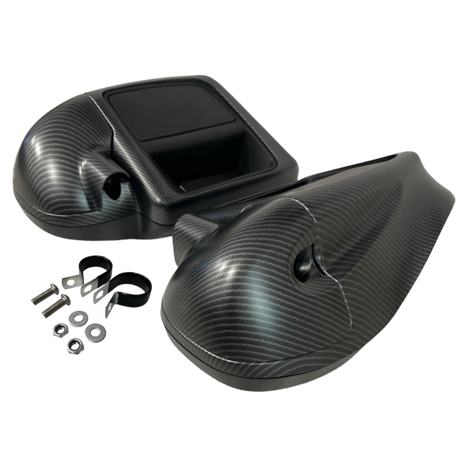 Lower vented leg fairing matte carbon fiber imitation Touring 14-23 - obrazek 2