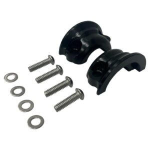 Brake clutch control clamp halves