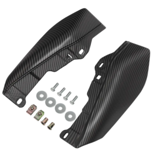 Mid frame air deflectors matte carbon fiber imitation for Touring 09-23