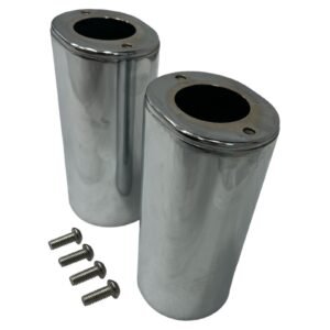 Fork slider chrome Touring/Softail 86-17