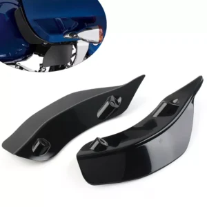 Upper fairing air deflectors black for Road Glide 15–23