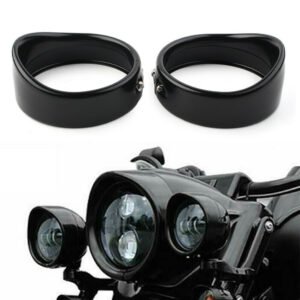 Fog light trim ring 4.5" black Touring RK/EK