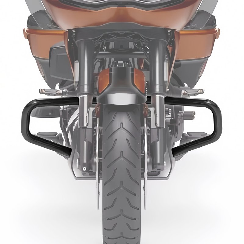 Engine guard crash bar black chopped Road Glide 23+ - obrazek 3