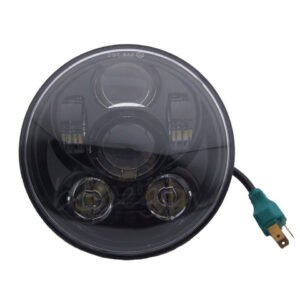 Headlight black 5,75"