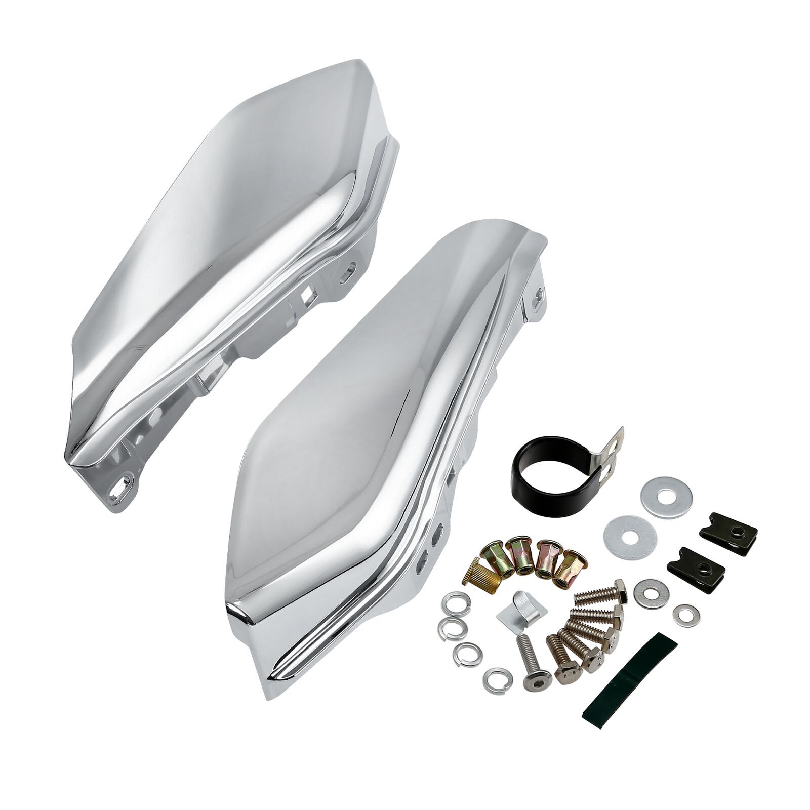 Mid frame air deflectors chrome for Touring 09-23