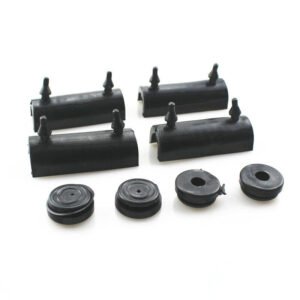 Set of 4 Rubber Support Cushions for Hard Saddlebags