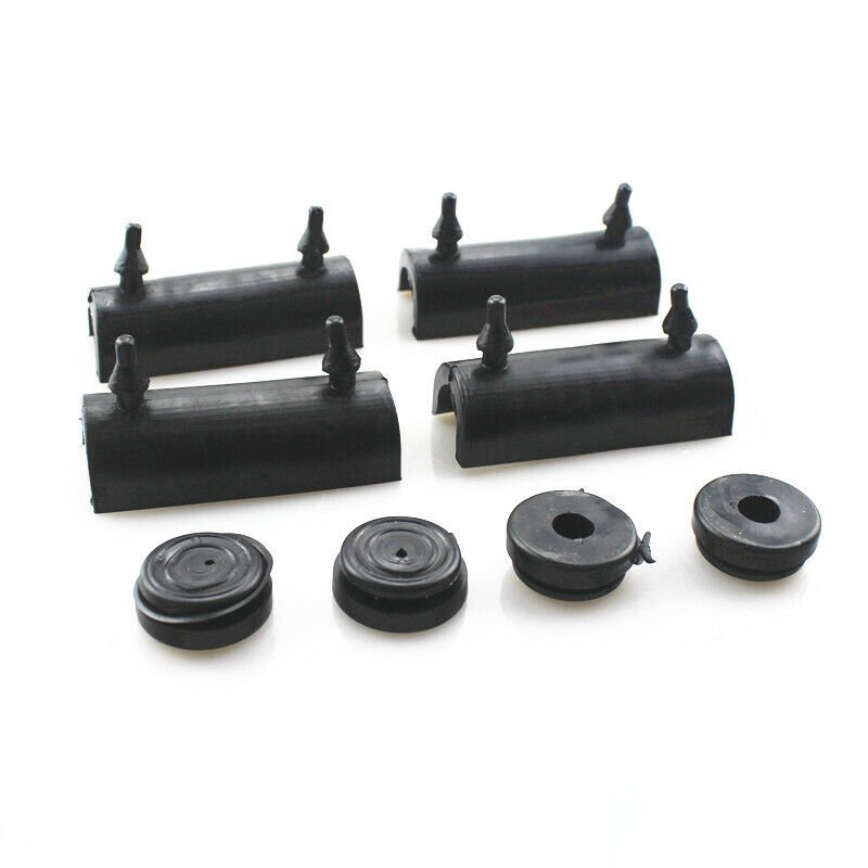 Set of 4 Rubber Support Cushions for Hard Saddlebags
