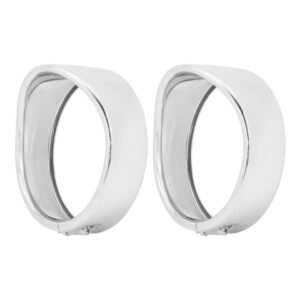 Fog light trim ring 4.5" chrome Touring RK/EK
