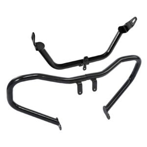 Black Engine Guard Bar fairing support for Road Glide 15-up