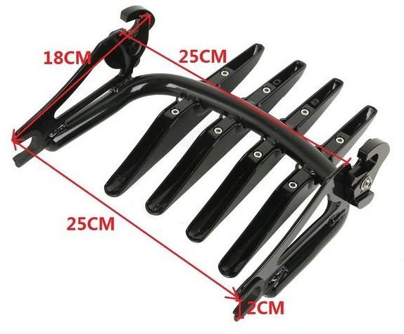Luggage rack black Touring 09-23 - obrazek 13