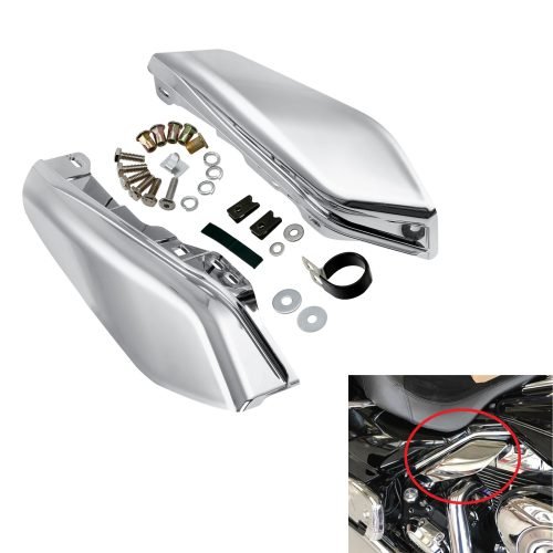 Mid frame air deflectors chrome for Touring 09-23 - obrazek 4