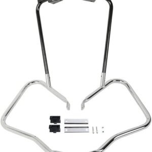 Saddlebag crash bars black and chrome Touring 14-23