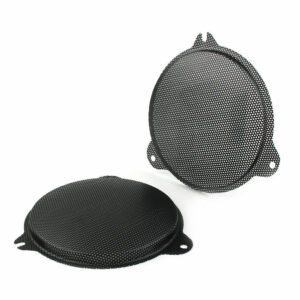 Front fairing speaker grills black metal mesh Street Glide 14–23