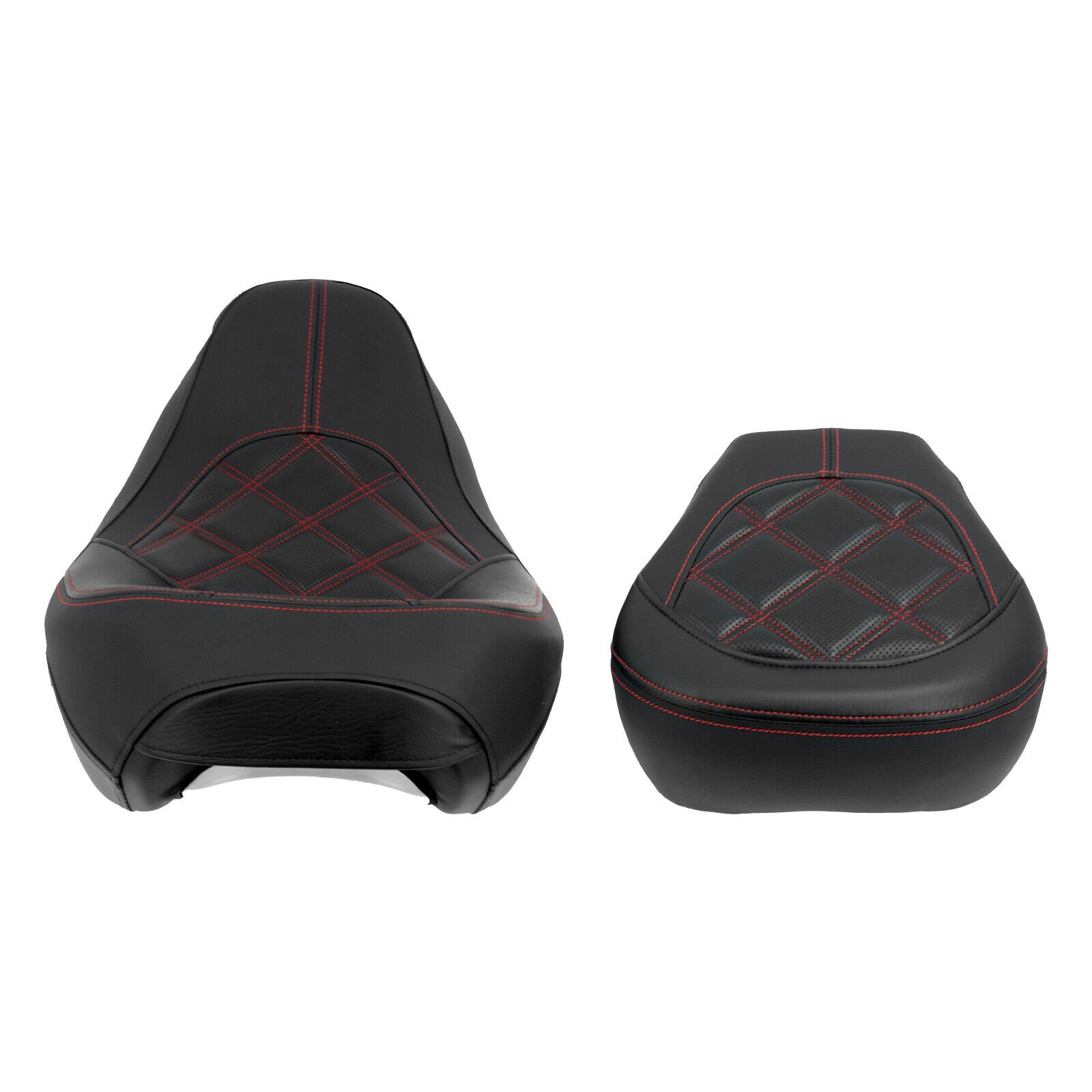 Seat black/red Touring 09-23 - obrazek 5
