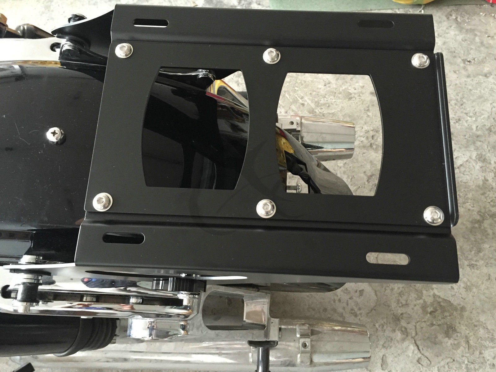 Trunk mount luggage rack black quick release Touring 14–23 - obrazek 5