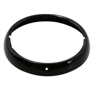Headlight black trim ring 7" Touring