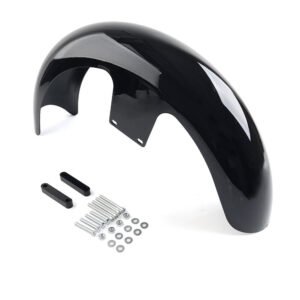 Front fender 21" black wheel Touring 14-up