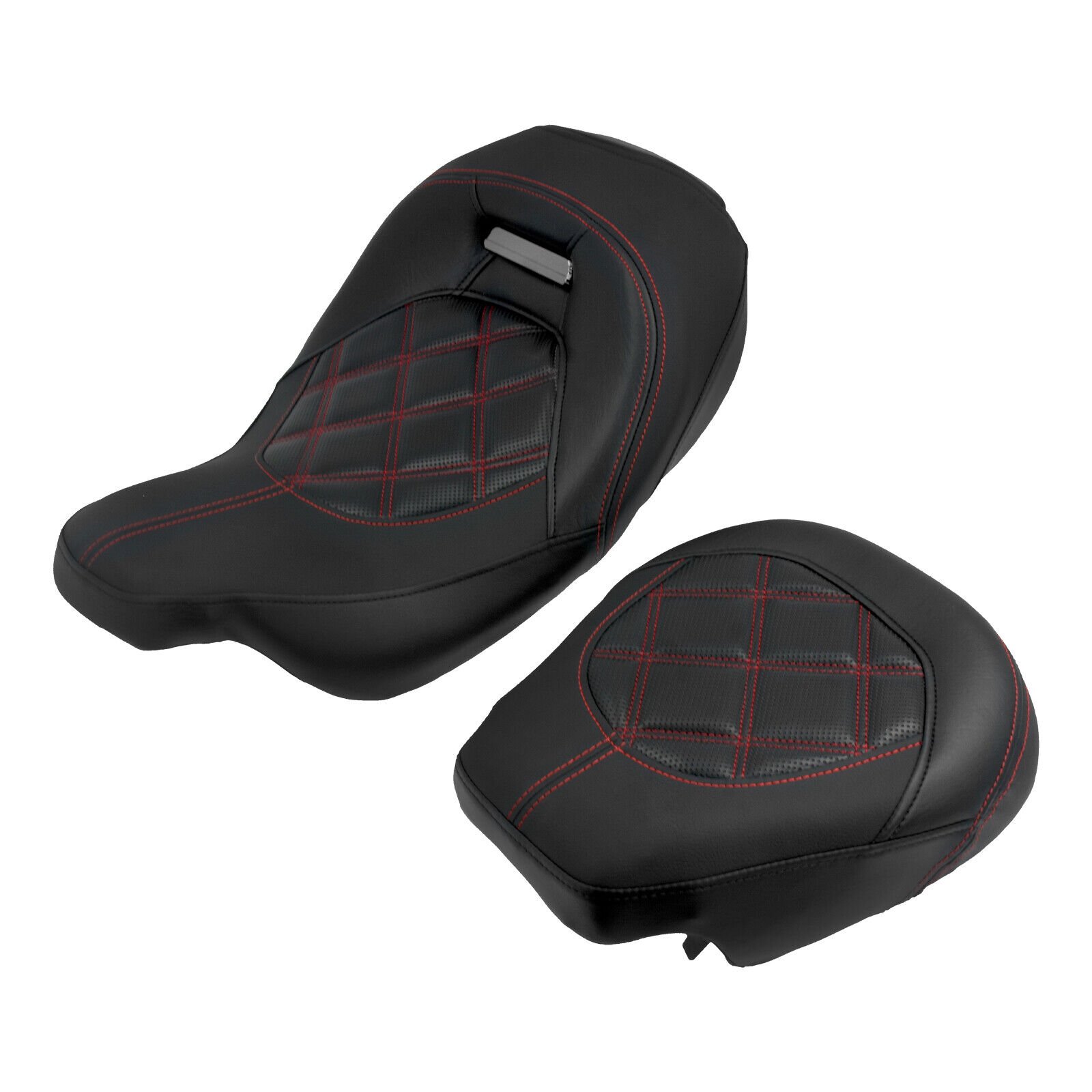 Seat black/red Touring 09-23 - obrazek 3