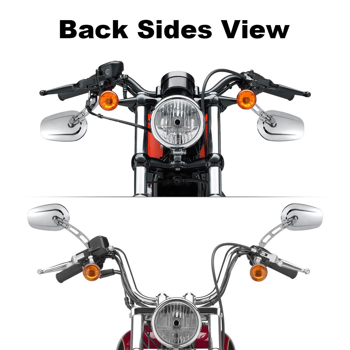Mirrors rear view chrome - obrazek 8