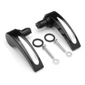 Saddlebags lid lifters CNC black Touring 14-23