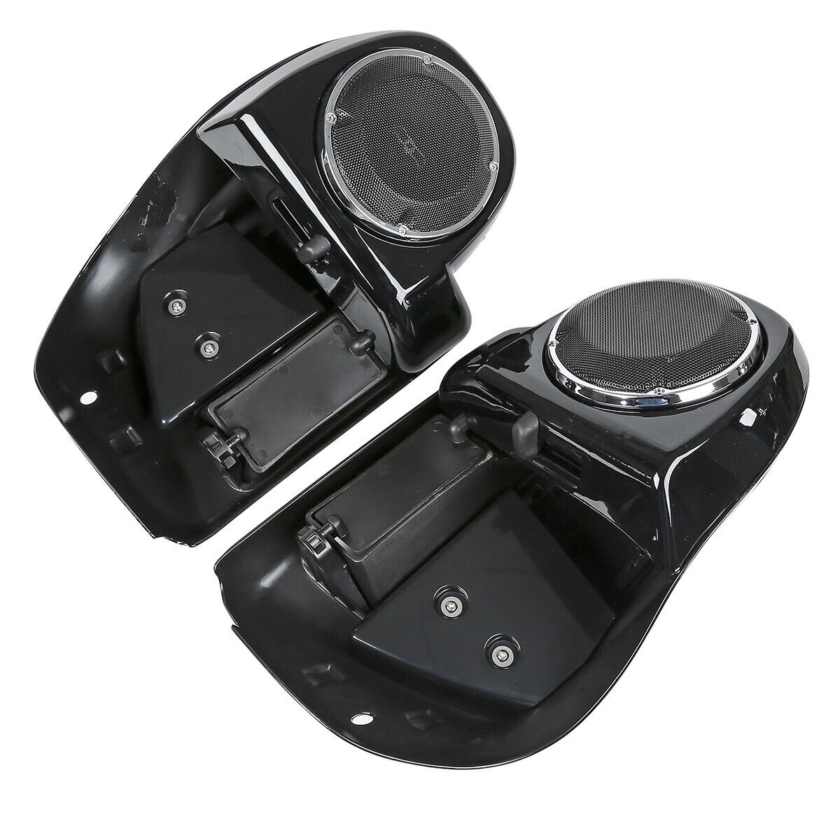 Black Glove Box Lower Vented Leg Fairings with speaker grills - obrazek 7