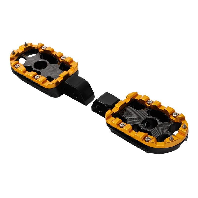 Rear footpegs black/gold Low Rider - obrazek 2