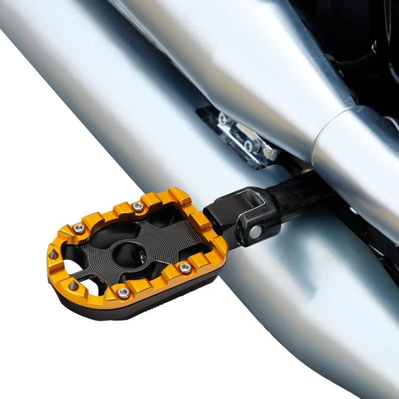 Rear footpegs black/gold Low Rider - obrazek 5