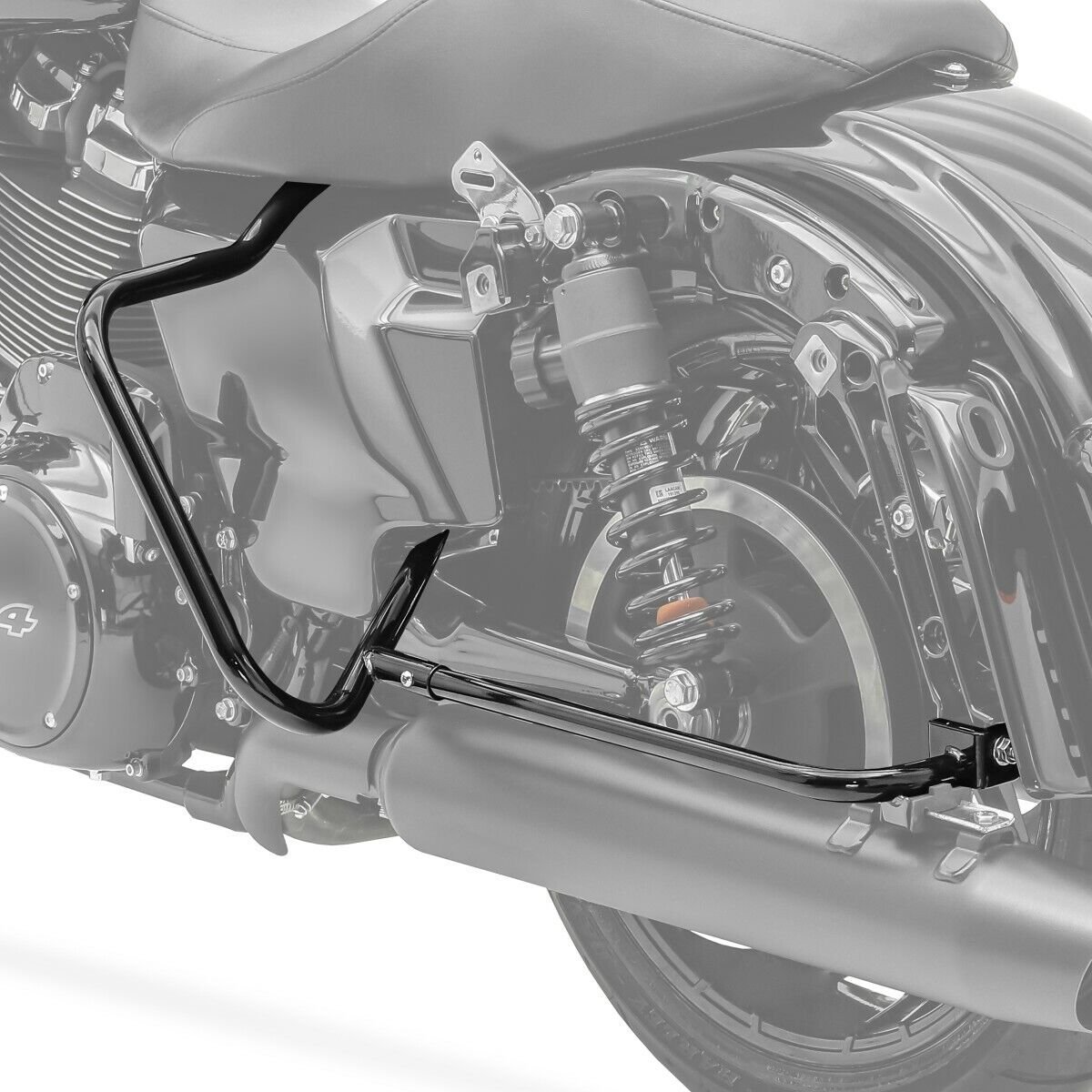 Saddlebag crash bars black Touring 14-23 - obrazek 6
