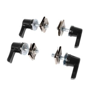 Black Hard Saddlebag Lock Mounting Screw Kit