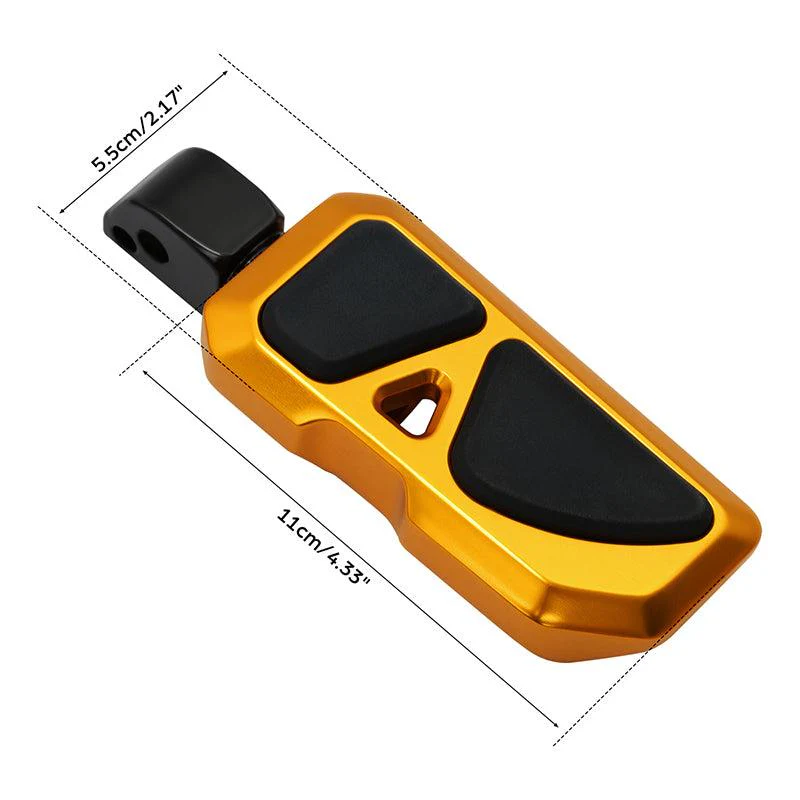 Rear footpegs gold Low Rider 22+ - obrazek 7