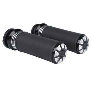 Handlebar grips black 1" electric throttle