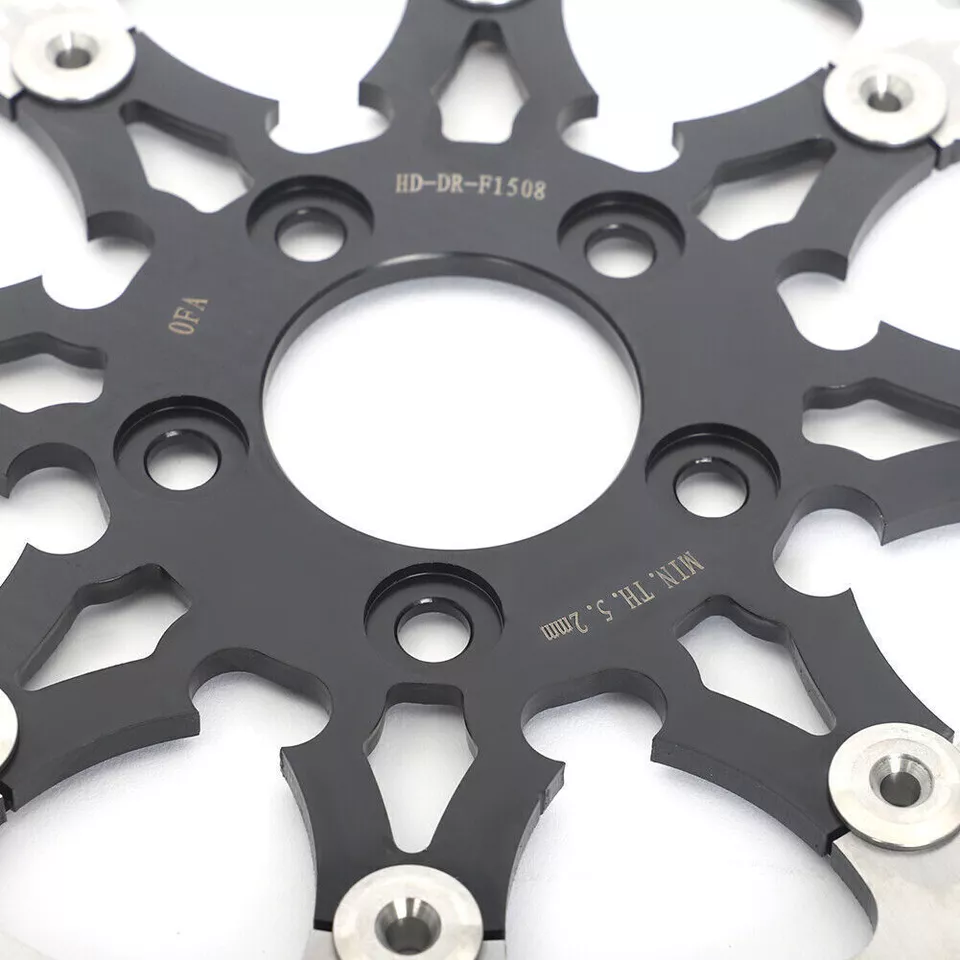 Rear brake disc black floating 29cm - obrazek 2