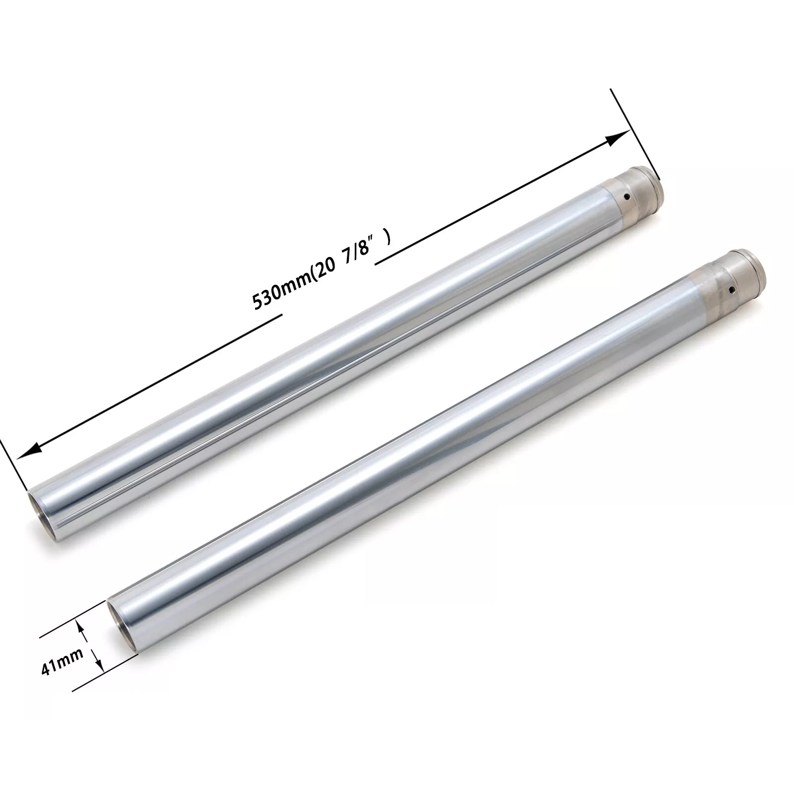 Fork tubes chrome 41/530mm Touring 84-13 - obrazek 8