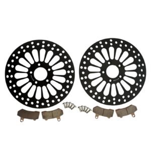 Front brake discs black 30cm