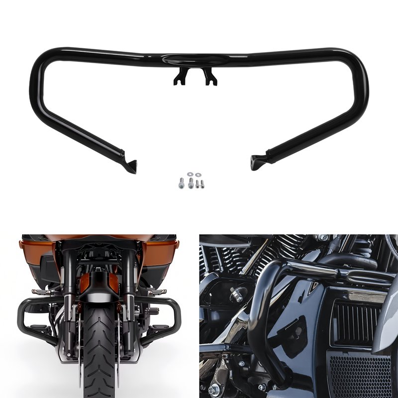 Engine guard crash bar black chopped Road Glide 23+ - obrazek 4