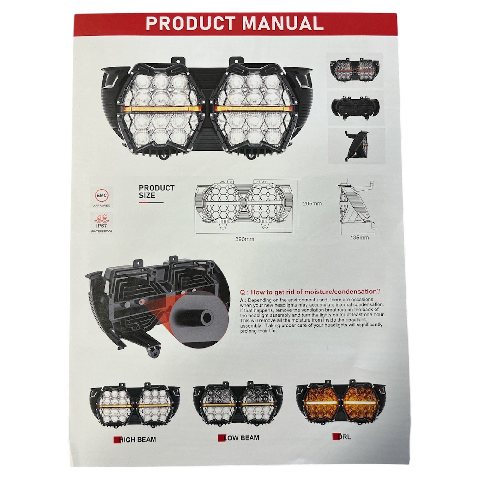 Headlight off-road Road Glide 15-23 - obrazek 4