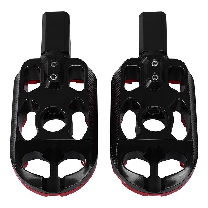 Rear footpegs black/red Low Rider - obrazek 2